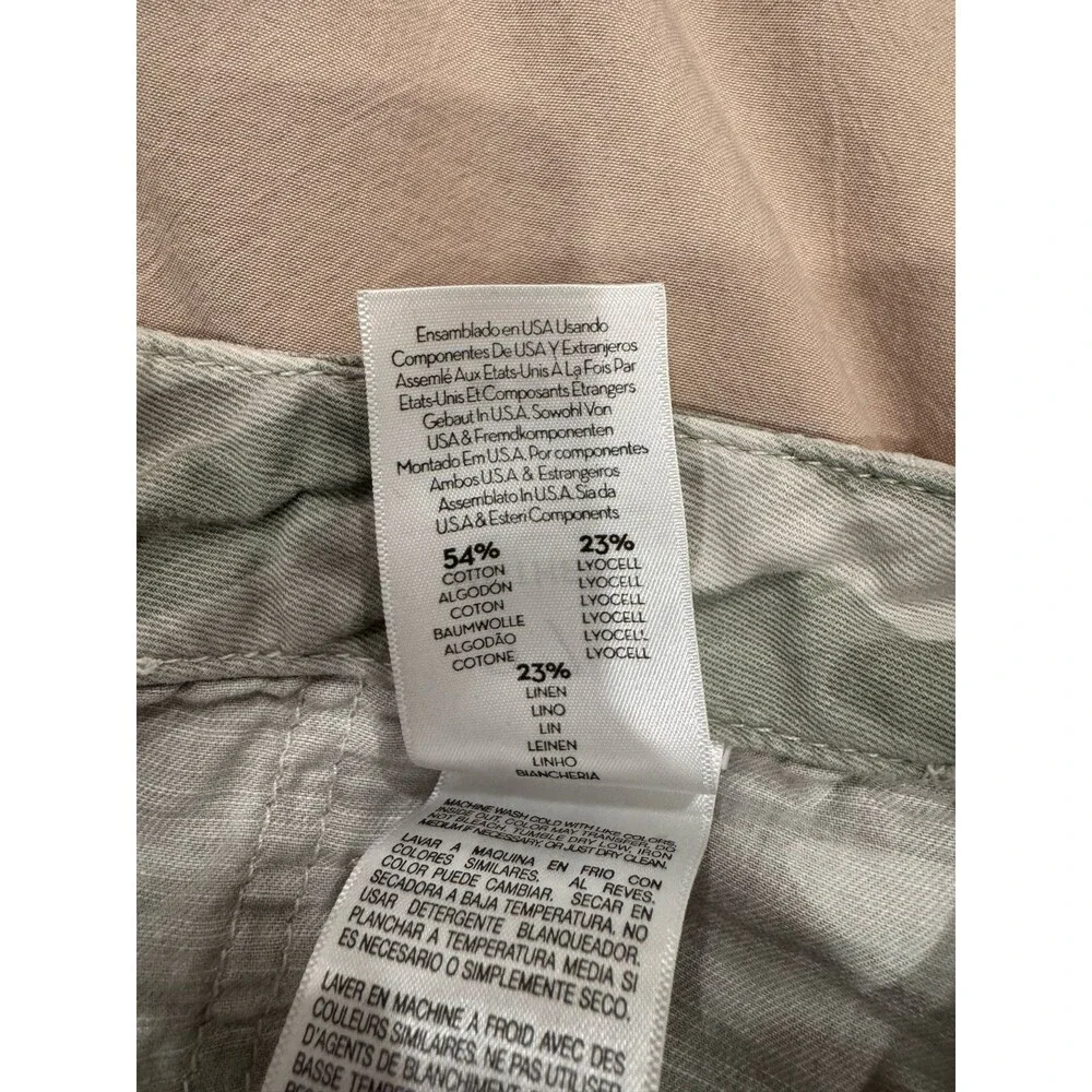 Mother Womens Size 27 The Shaker Chop Crop Fray Pants Desert Print Camo Mid Rise - Picture 5 of 9